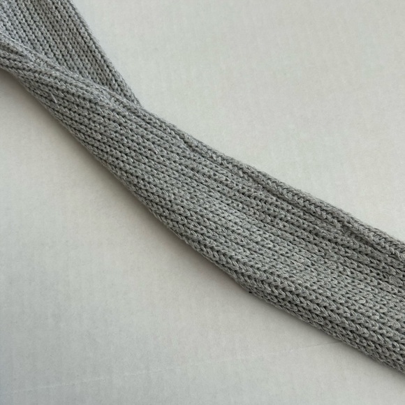 Talbots Women's Gray Lambswool Open Knit Cardigan Sweater Small Petite - Picture 11 of 12